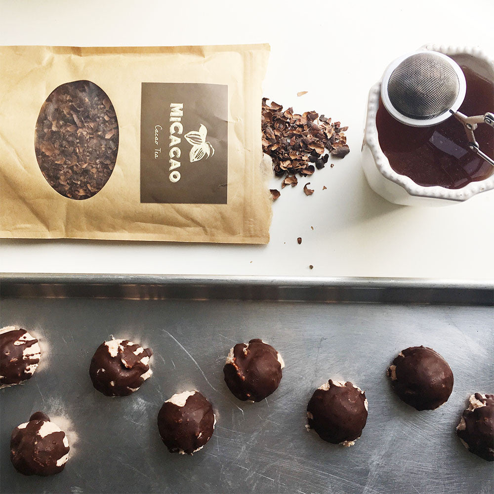 Strawberry Almond Truffles